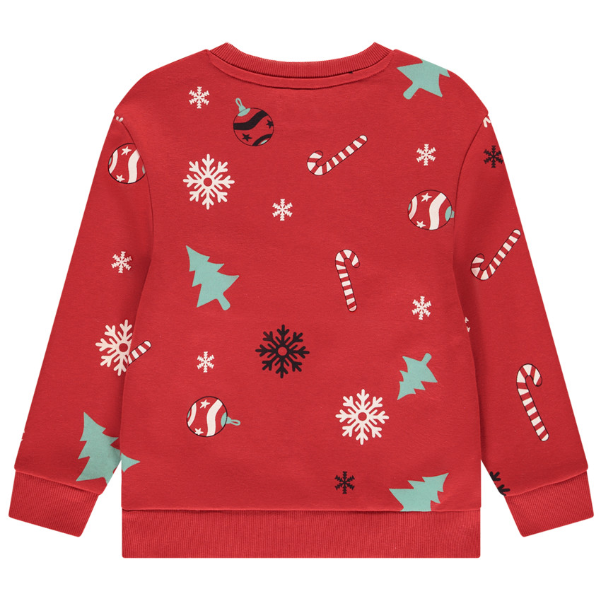 Sweat molleton imprimé Noël pour garçon 