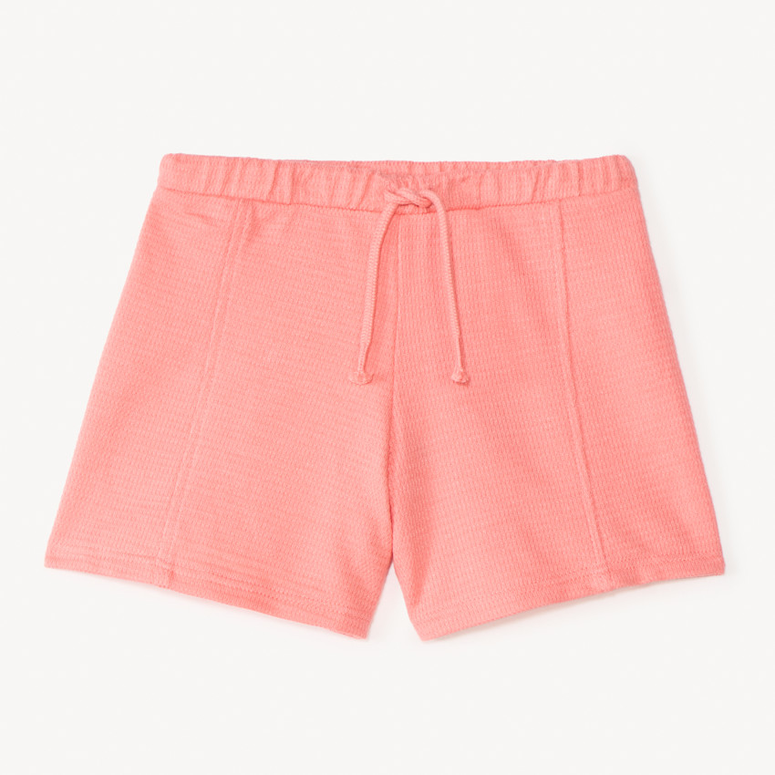 Short en jersey fantaisie uni pour fille