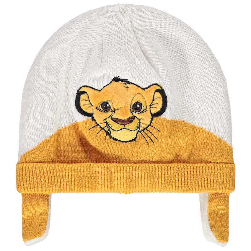 Bonnet tricot Simba Disney pour bebe garcon