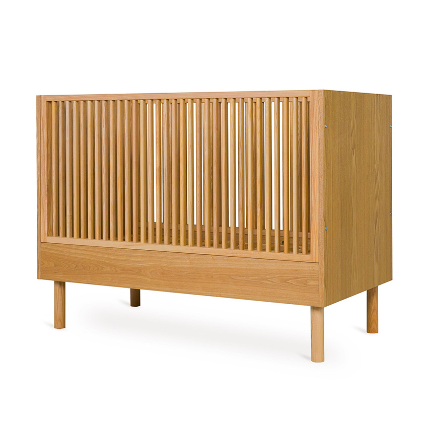 Lit bébé 120 x 60 cm Hai No Ki natural ash 