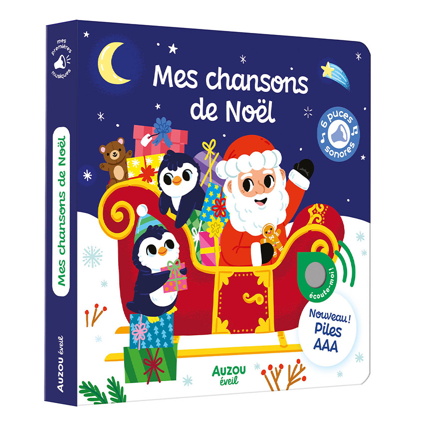 Livre sonore "Mes chansons de Noël" 1an+