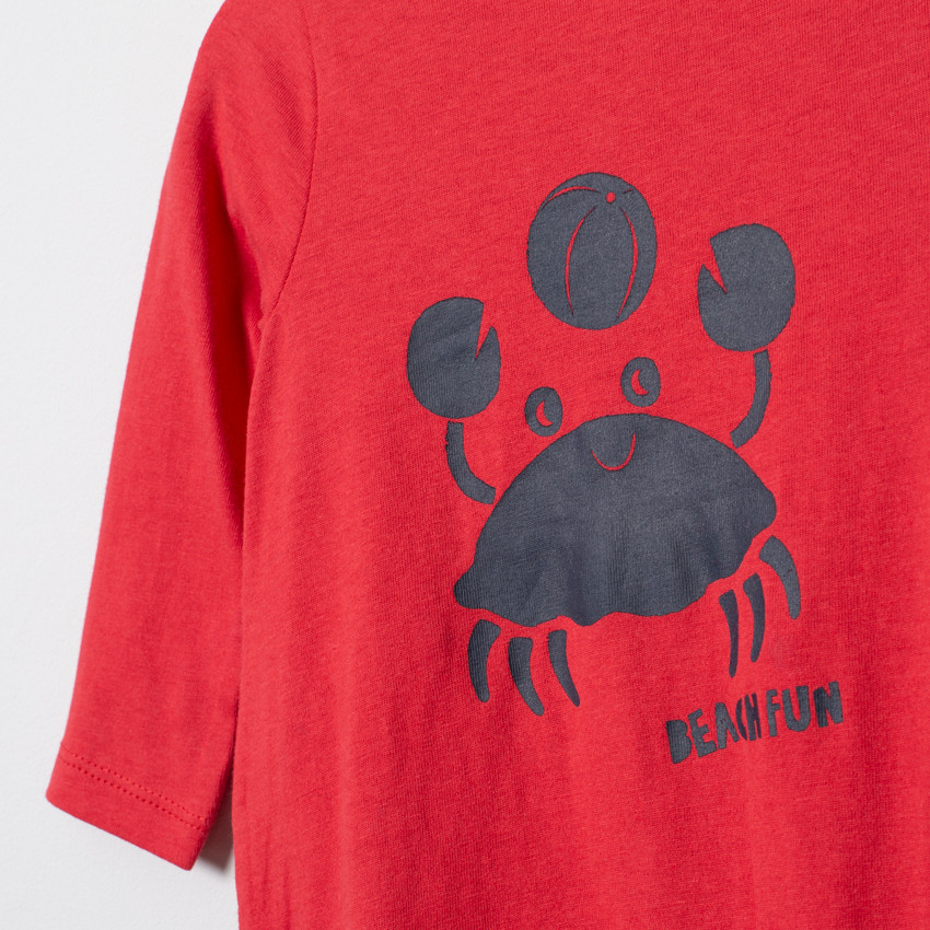 Dors-bien en jersey print crabe 
