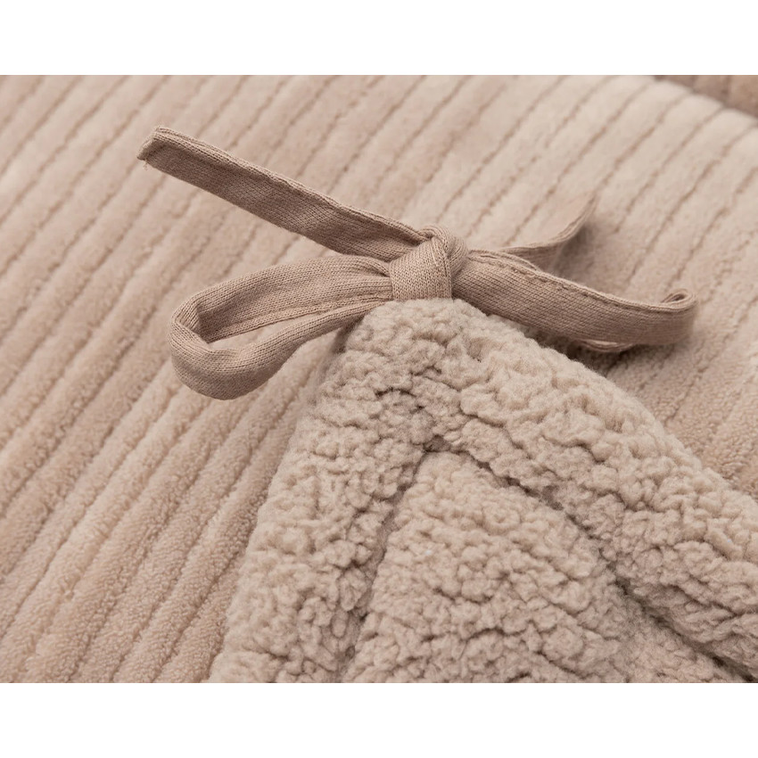 Tour de parc/lit - Milky Coffee - Cloudy Rib - 180x30 cm 