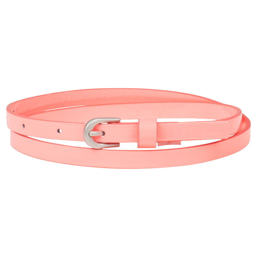 Ceinture fluo effet cuir 