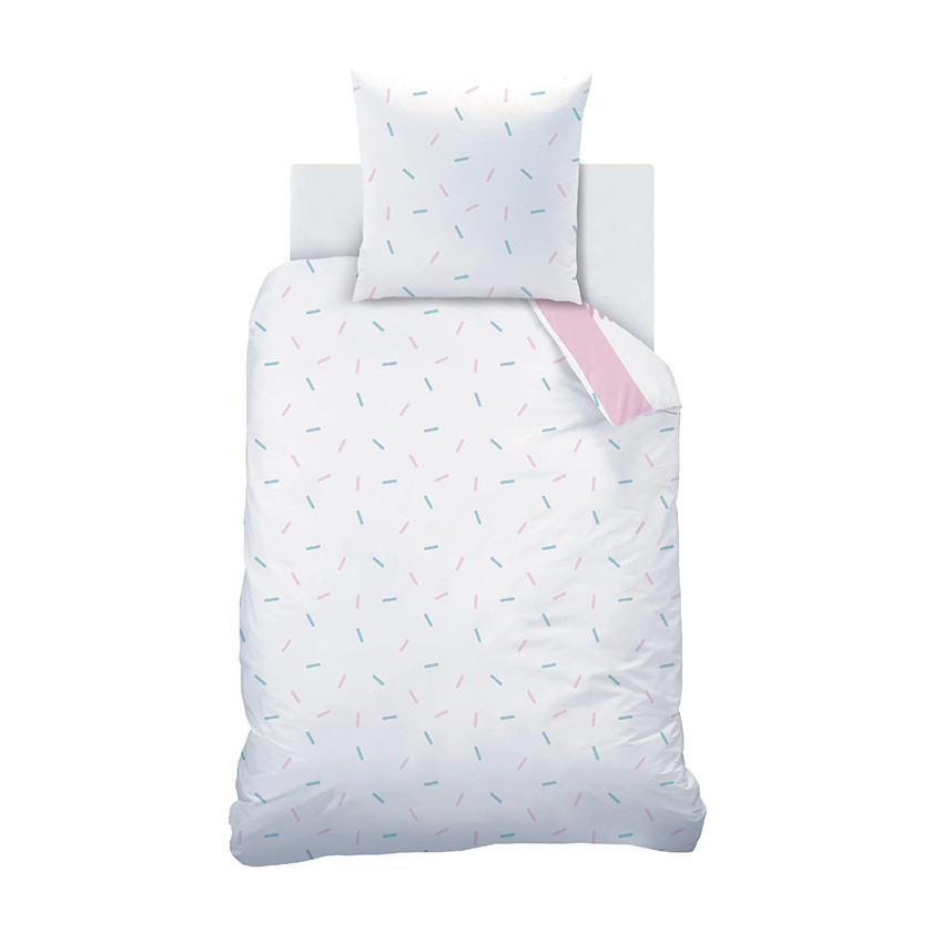 Parure de lit 140x200 cm imprimé Stitch Disney 