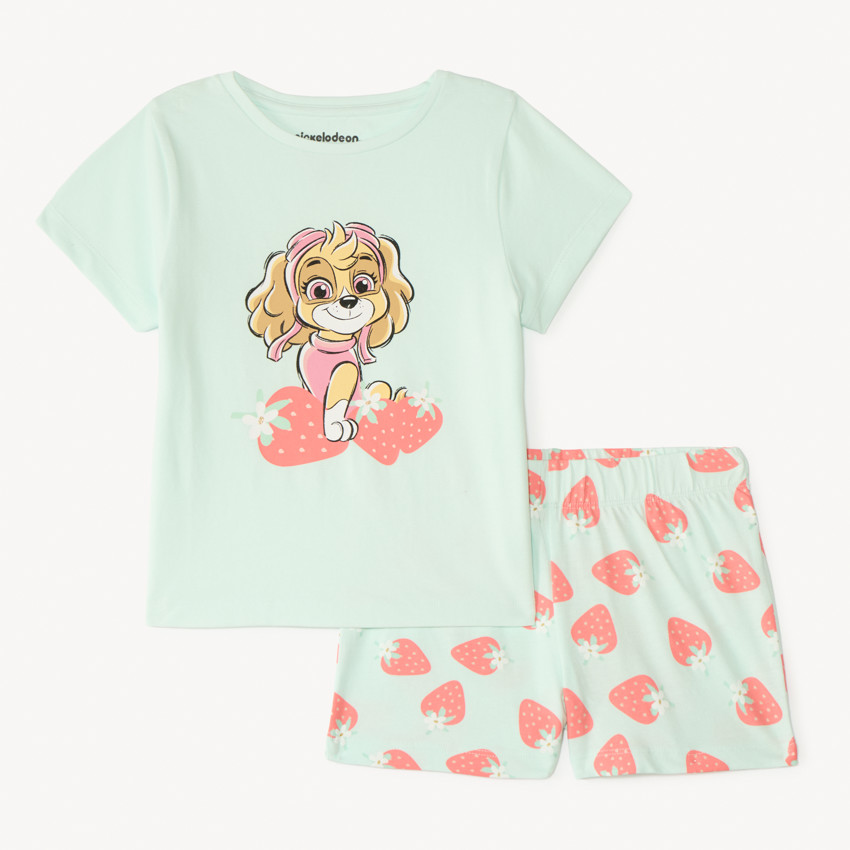 Set de pyjama 2 pièces t-shirt + short Stella de la Pat'Patrouille pour fille 