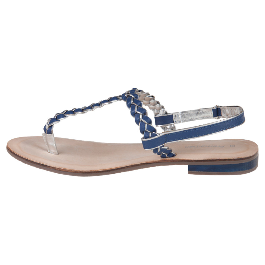 Nu pieds à brides tressées  