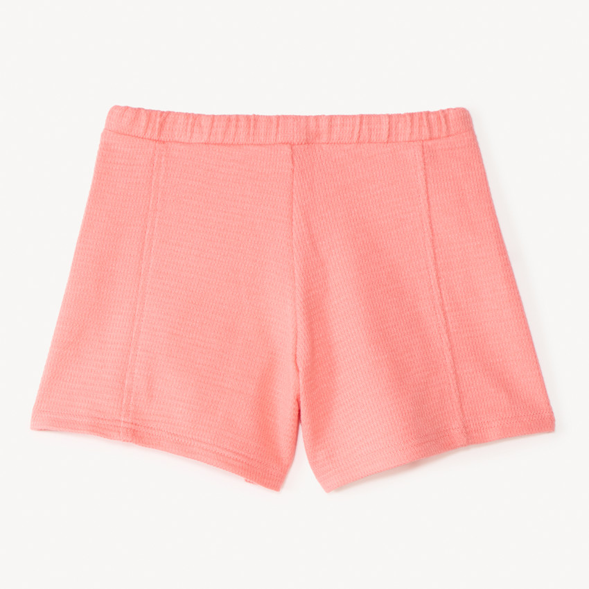 Short en jersey fantaisie uni pour fille 