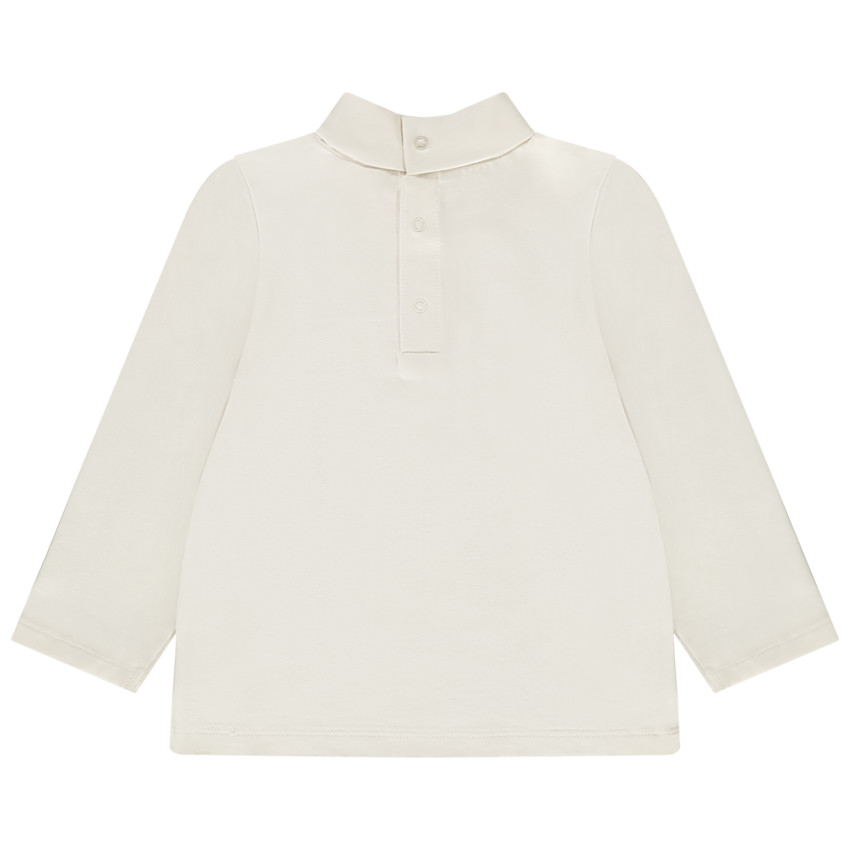 Sous-pull col roulé print fantaisie pour bébé garçon 