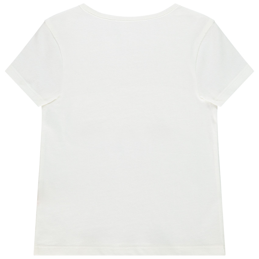 T-shirt manches courtes à message pour bébé fille 