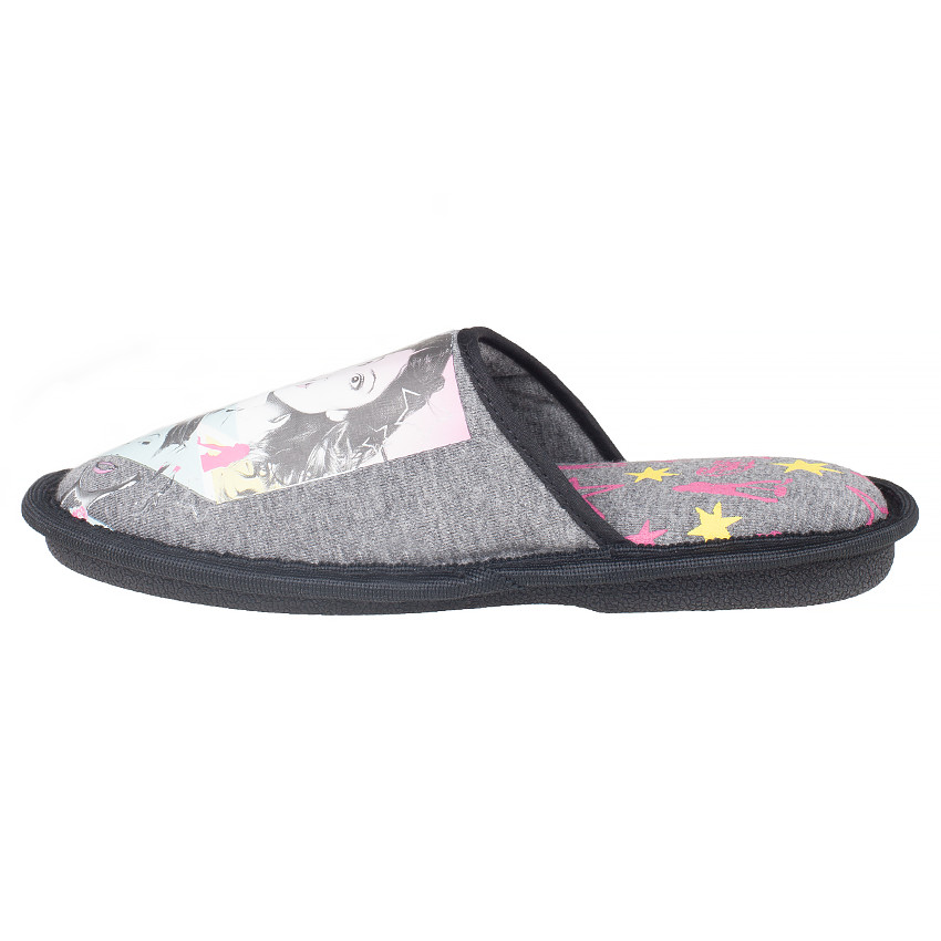 Chaussons bas en jersey gris Disney Violetta 