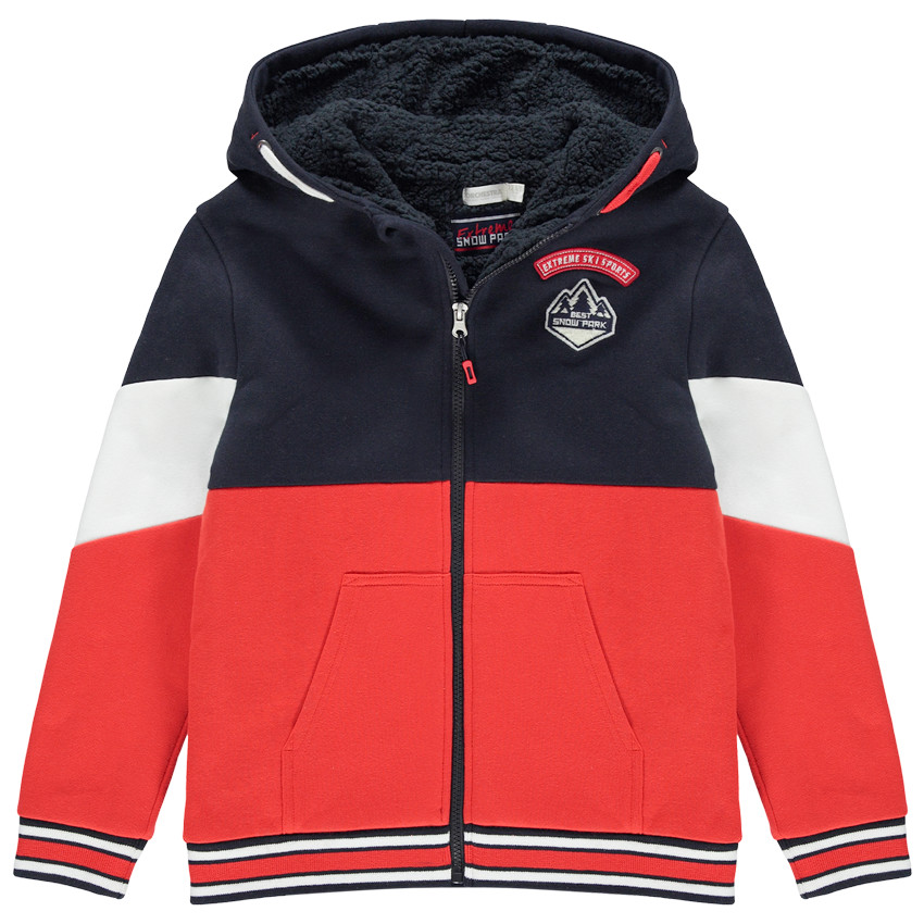 Junior - Gilet à capuche en molleton doublé shepa 