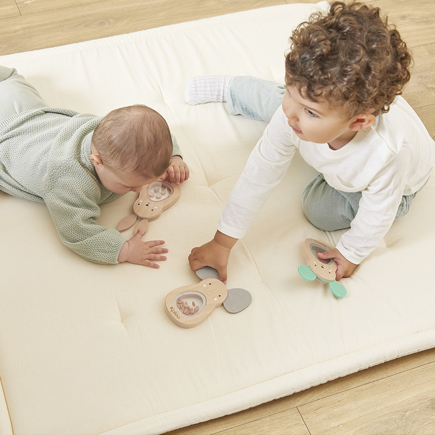 Hochet à sons en bois (modèle aléatoire) 