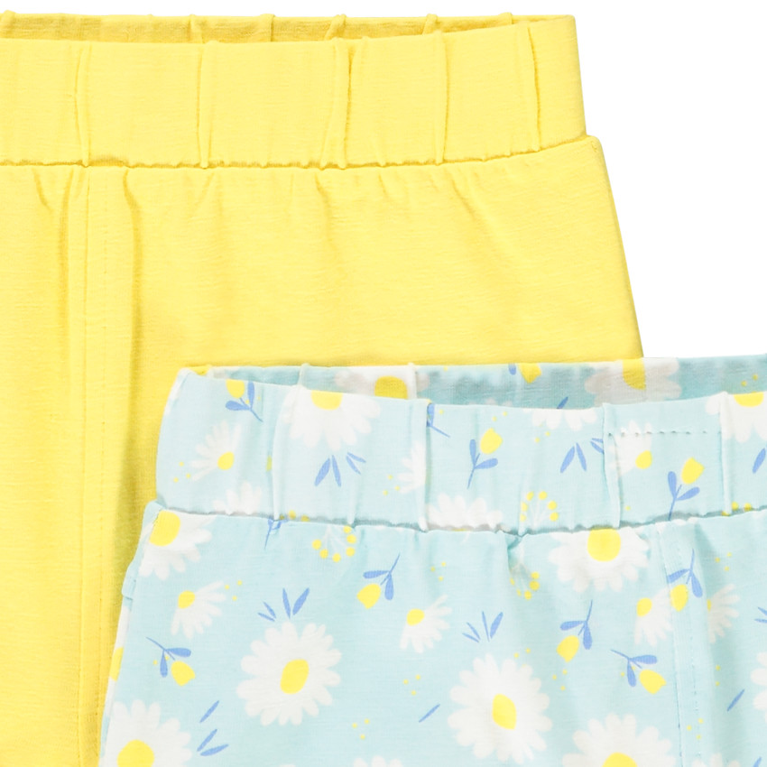 Lot de 2 shorts pour bébé fille 