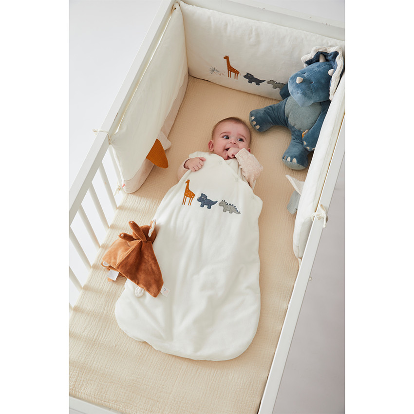 Gigoteuse en veloudoux 70 cm TOG 2 Tiga, Stegi & Ops écru 