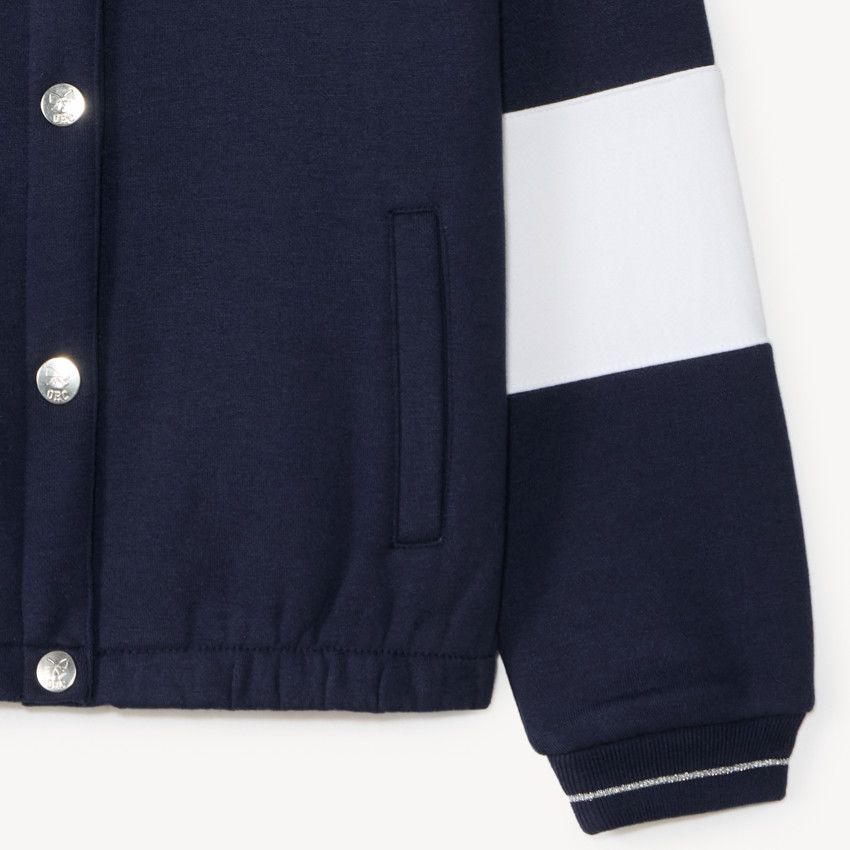 Gilet fille style teddy en molleton 