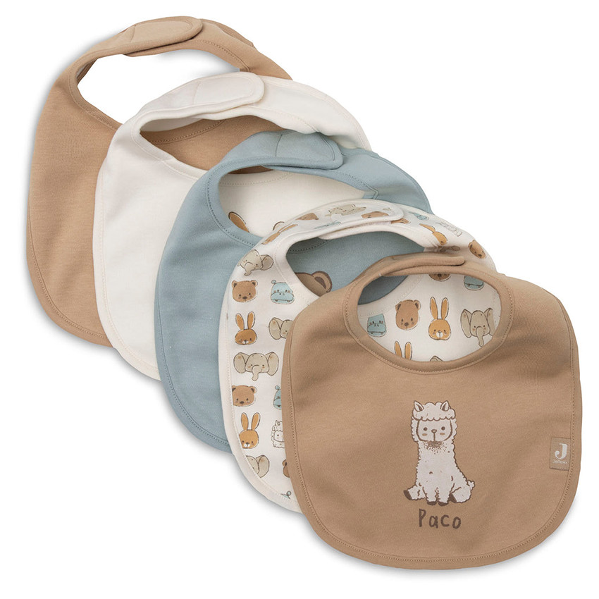 Lot de 5 bavoirs imperméable 0-36m Jollies  