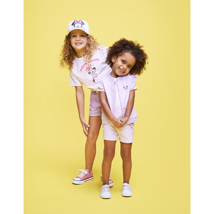 Casquette en twill motif Minnie Disney avec sequins pour fille 