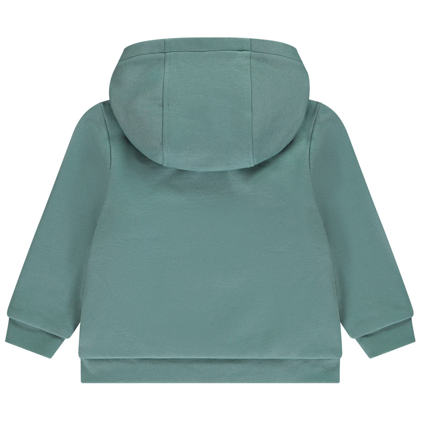 Gilet molleton à capuche doublé velours pour bébé garçon 