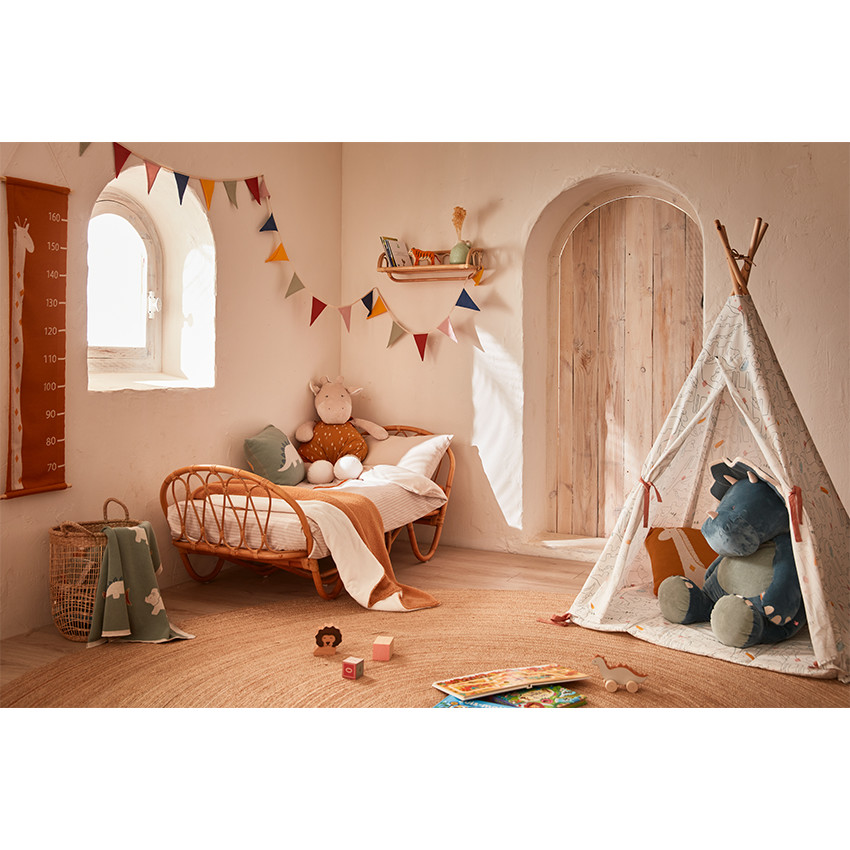Set de 2 langes en mousseline bio 