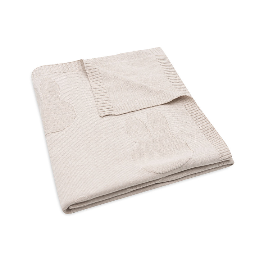 Couverture en tricot 100 x 150 cm Miffy nougat 