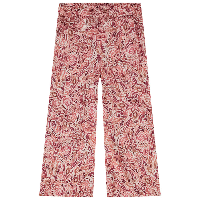 Pantalon fluide imprimé bohème pour fille 