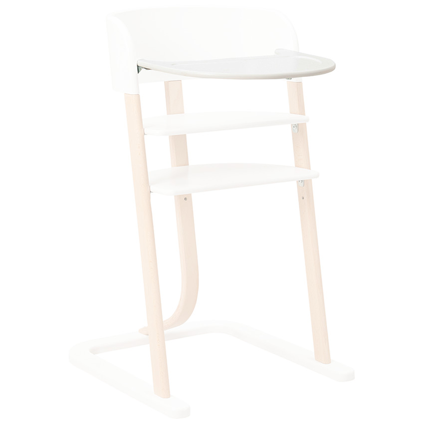 Arceau et plateau en bois pour chaise haute Curve - Blanc 