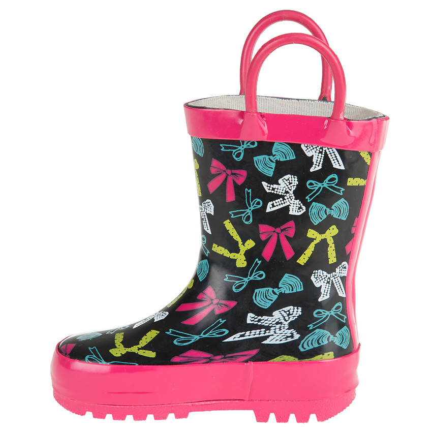 Bottes de pluie motifs petits noeuds multicolores du 20 au 23 