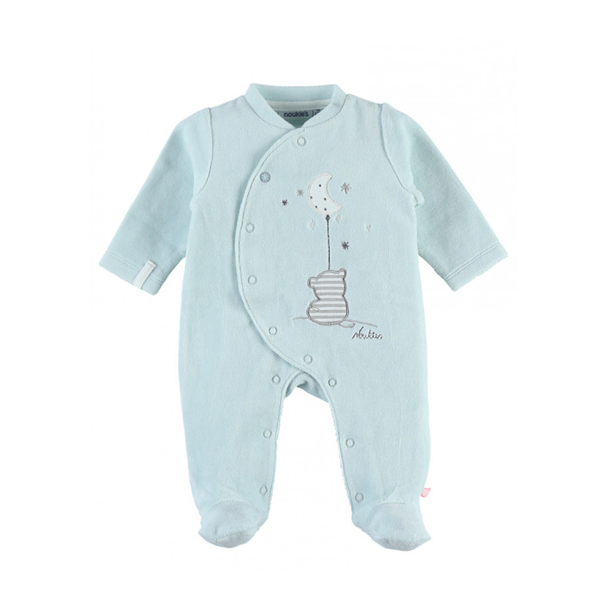 Pyjama en velours Anna et Milo - 3 mois 