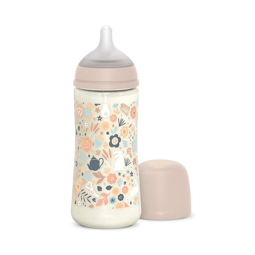 Biberon avec tétine symétrique SX Pro L 360ml Wonderland rose 