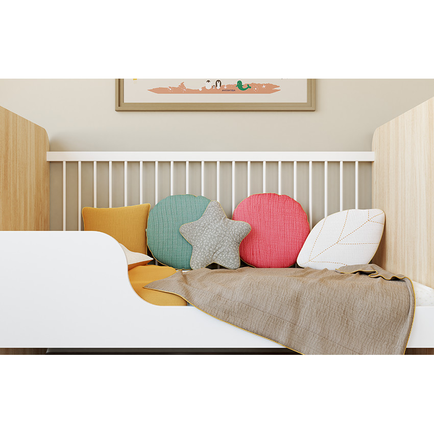 Coussin décoratif en tétra modulable en tour de lit ou de parc 