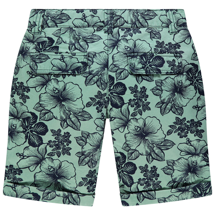 Bermuda en coton à motif floral pour enfant garçon 