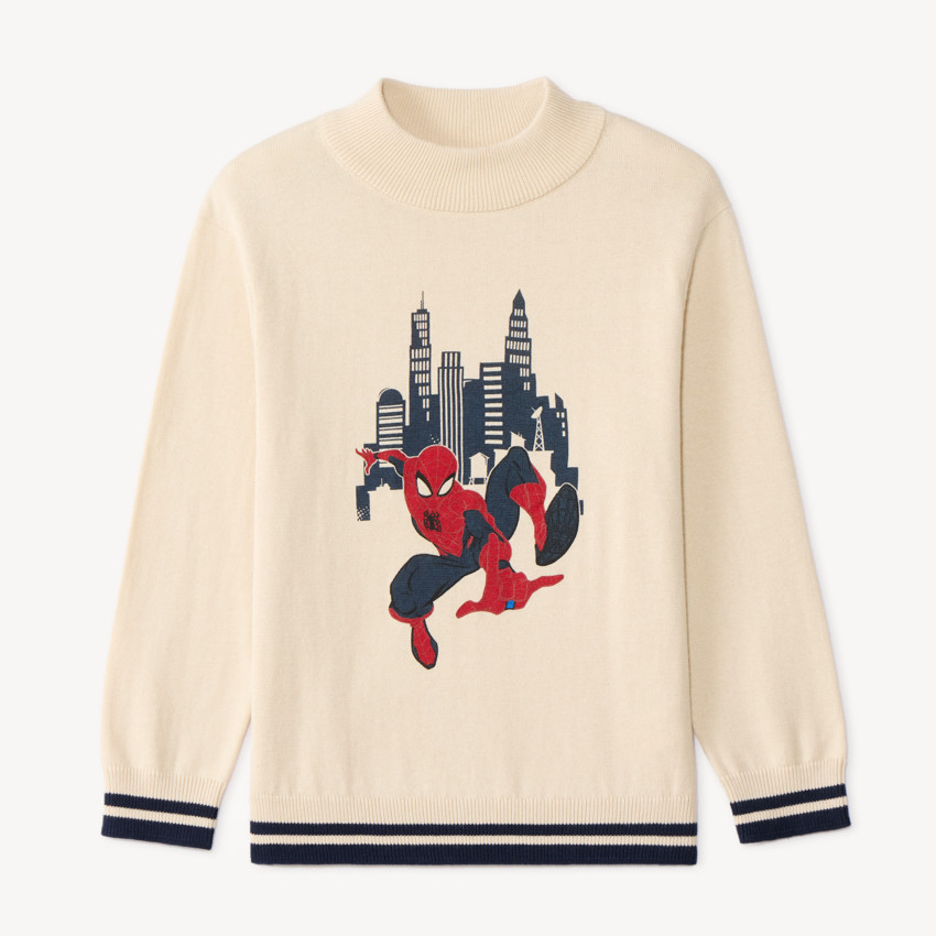 Pull garçon Spider-Man en tricot 