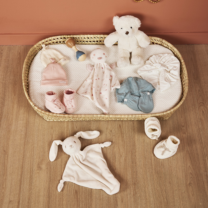 Chaussons naissance en tricot pour bebe Orchestra