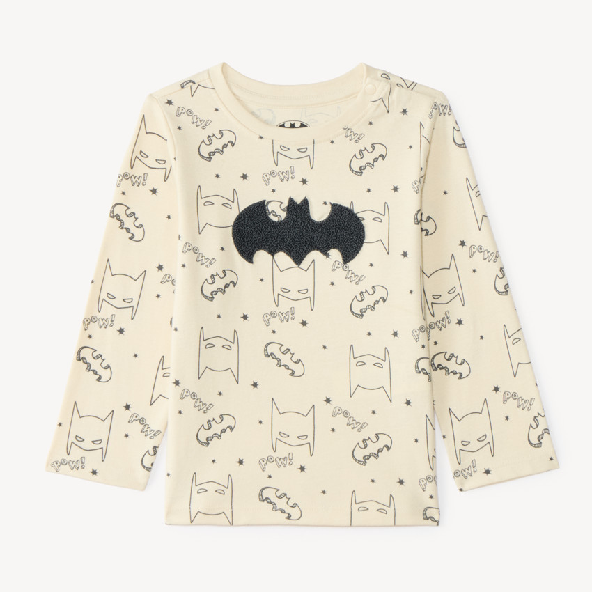 T-shirt manches longues Batman Warner bébé garçon 
