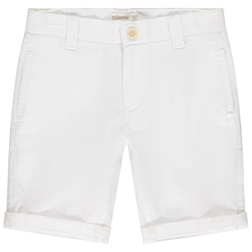 Bermuda en toile uni pour garçon