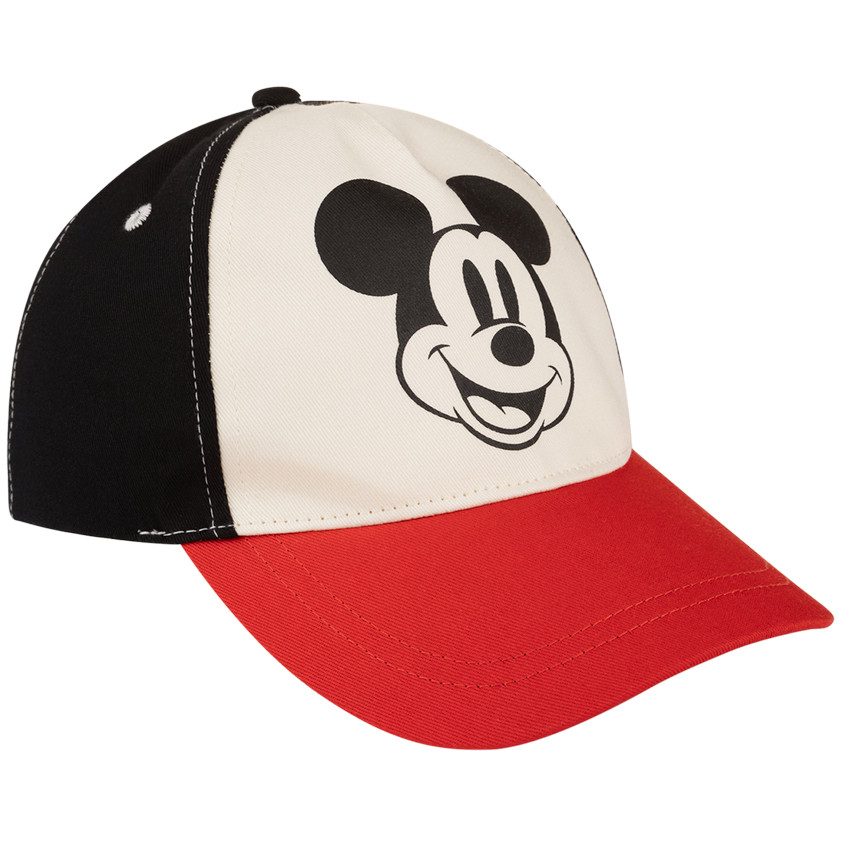 Casquette tricolore Mickey Disney pour garçon - Rouge