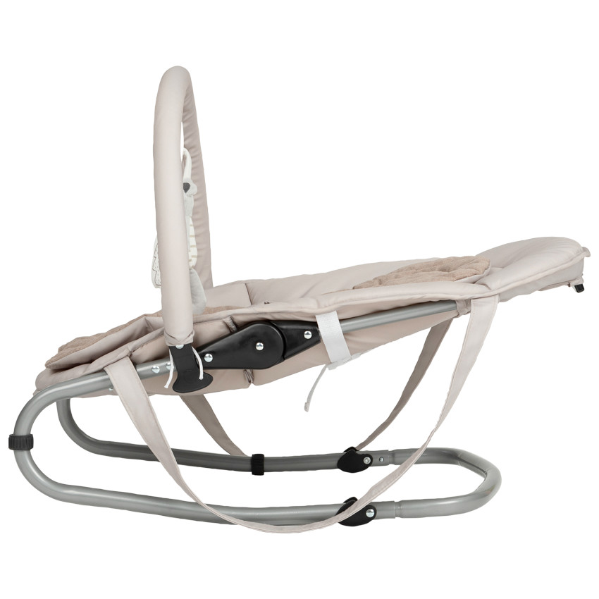 Transat avec arche de jeux amovible Paddy - Beige 