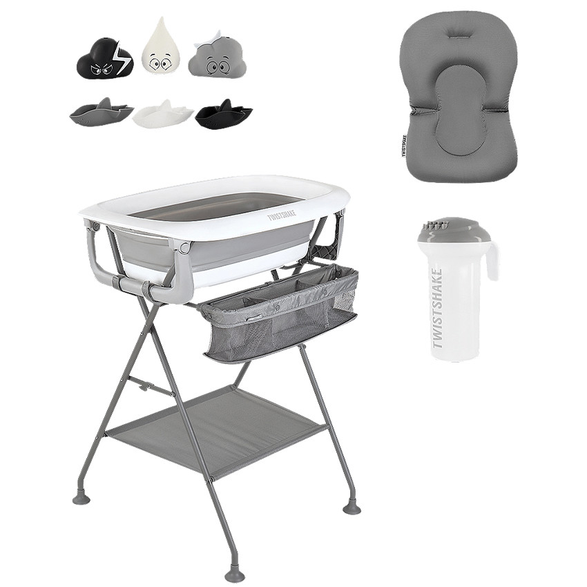 Kit bain de luxe 2 - Blanc Gris Pastel 