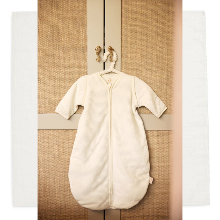 Gigoteuse manches amovibles 110cm Rib Ivory 