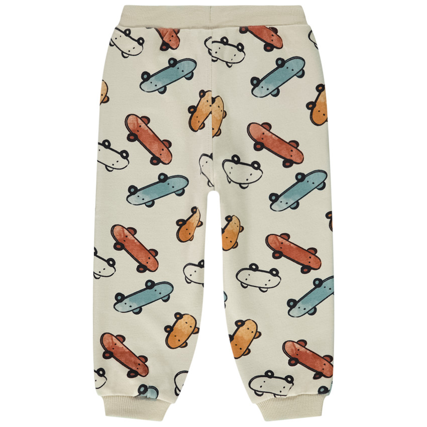 Pantalon de jogging imprimé skateboards pour bébé garçon 