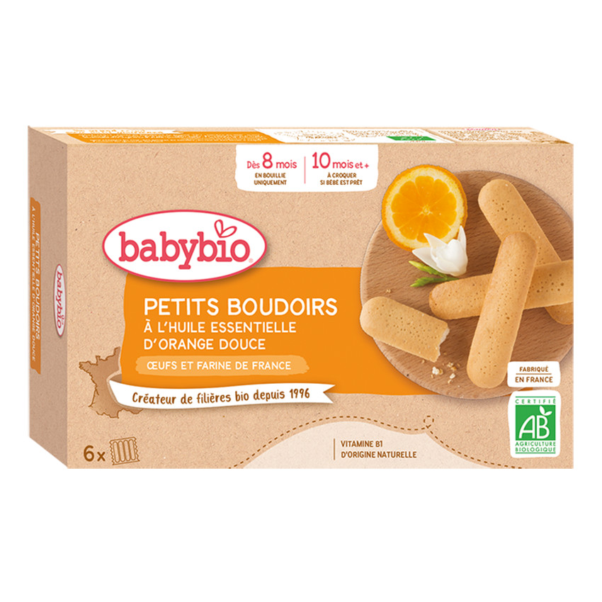 Boudoirs à l'huile essentielle d'orange douce - x24 