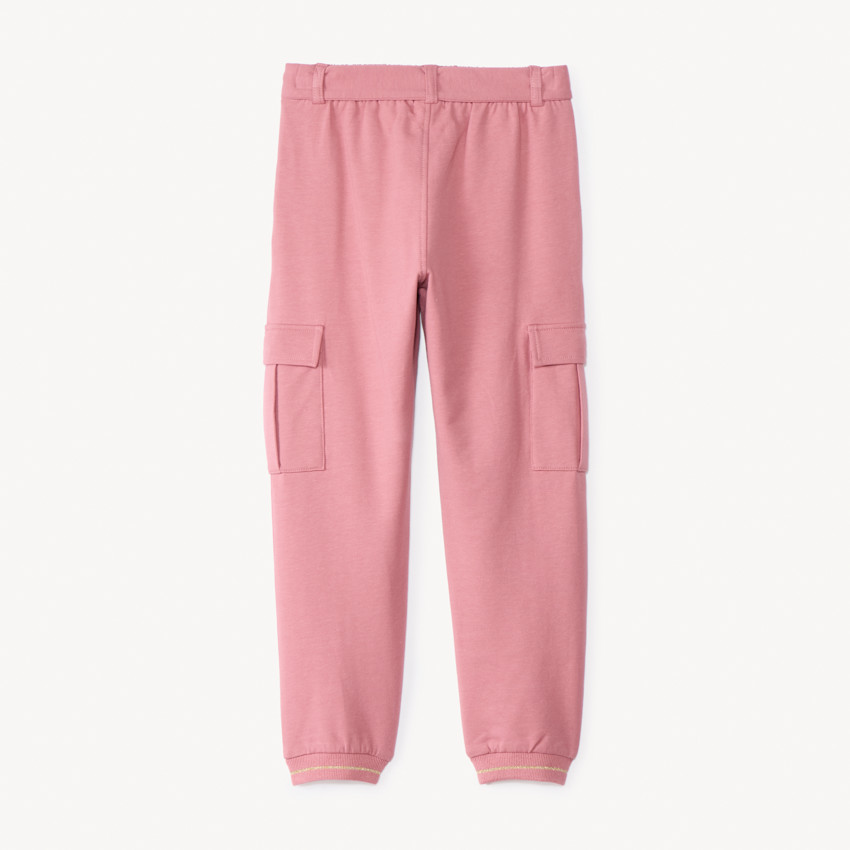Pantalon de jogging style cargo avec ceinture pour fille  