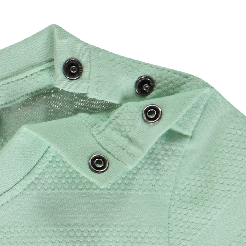 T-shirt manches courtes uni effet texturé pour bébé garçon 