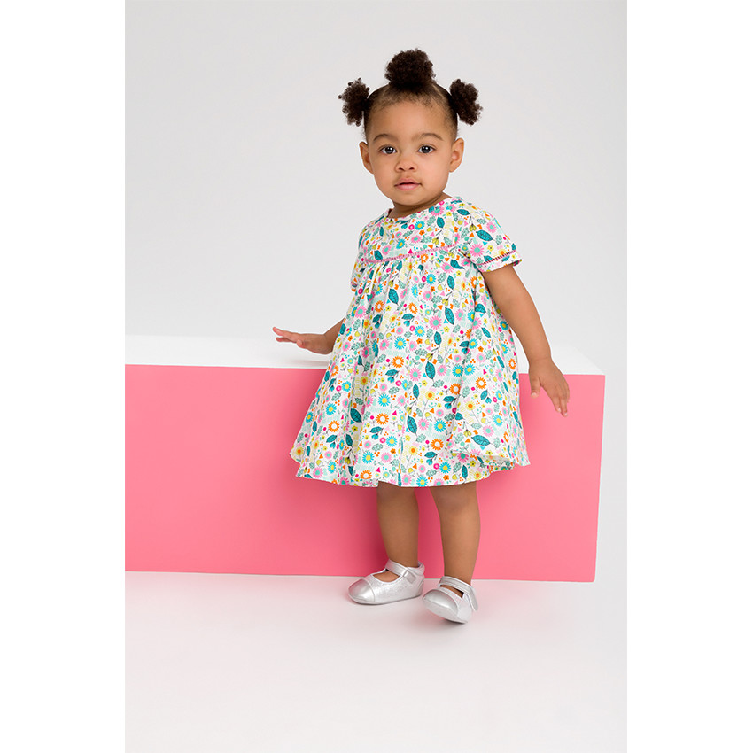 Ensemble robe fleurie et bloomer 
