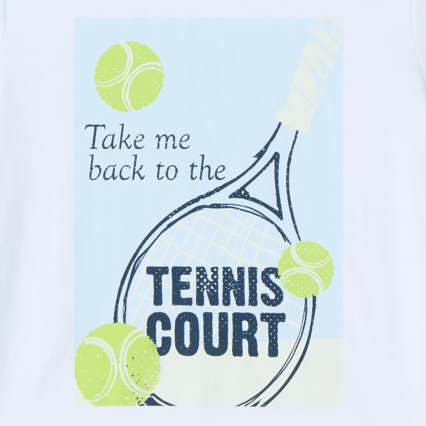 T-shirt manches courtes printé pour garçon 