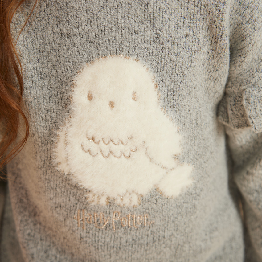 Robe en tricot motif Hedwige Warner pour bébé fille 