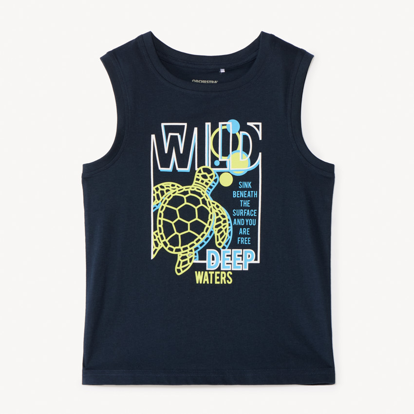 Débardeur en jersey motifs fantaisie pour garçon