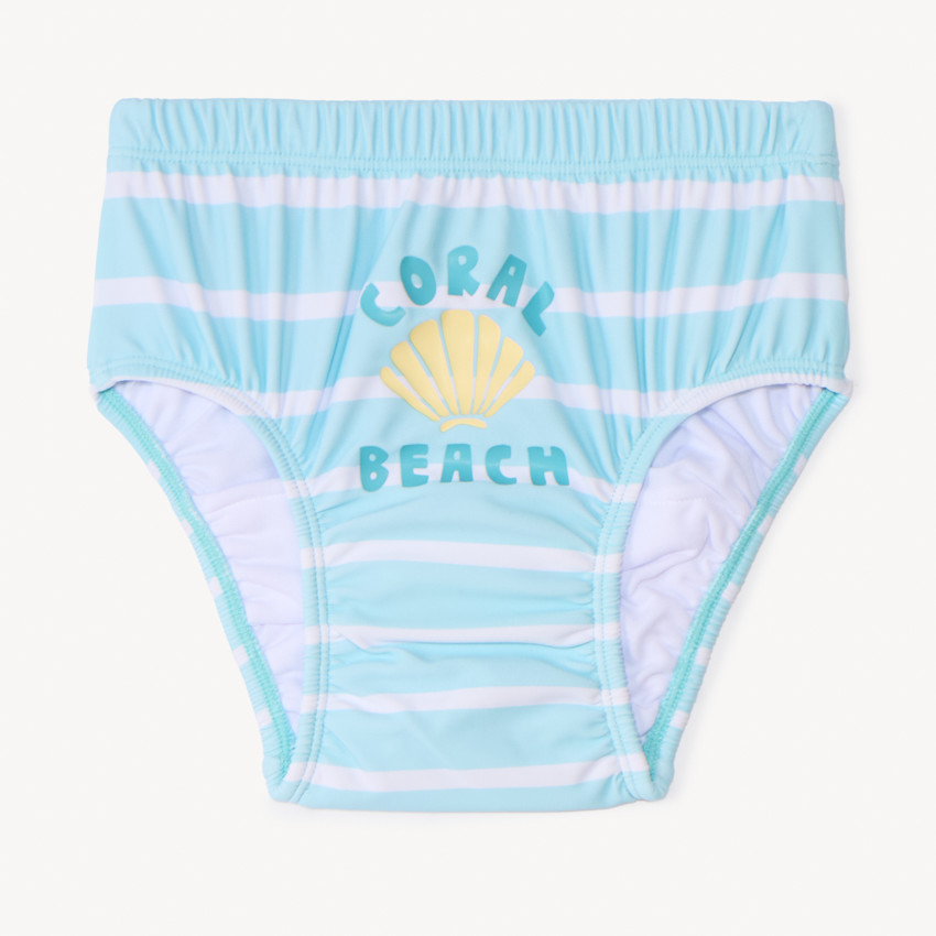 Couche-culotte de bain rayée pour bébé garçon 