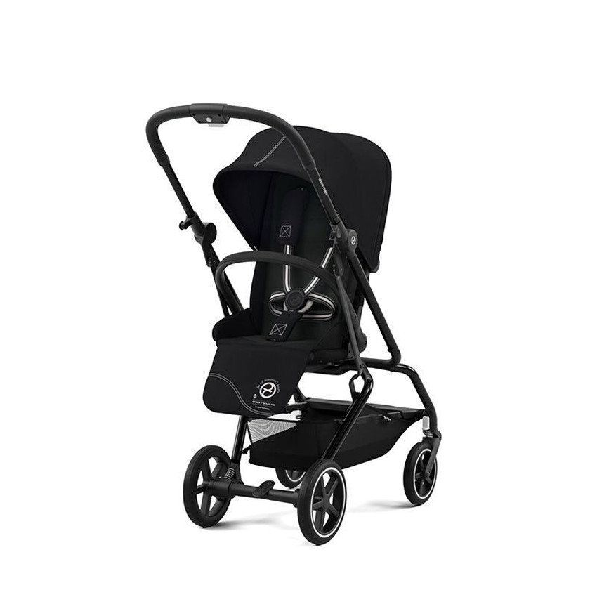 Poussette Eezy S Twist+ 2 - Châssis Black / Moon Black 